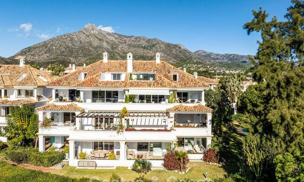 Move-in ready, contemporary 4-bedroom garden apartment for sale on Marbella’s Golden Mile 793580