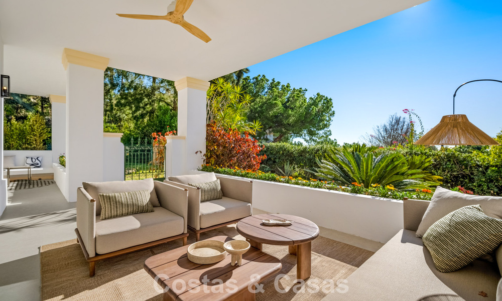 Move-in ready, contemporary 4-bedroom garden apartment for sale on Marbella’s Golden Mile 793600