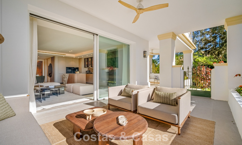 Move-in ready, contemporary 4-bedroom garden apartment for sale on Marbella’s Golden Mile 793601