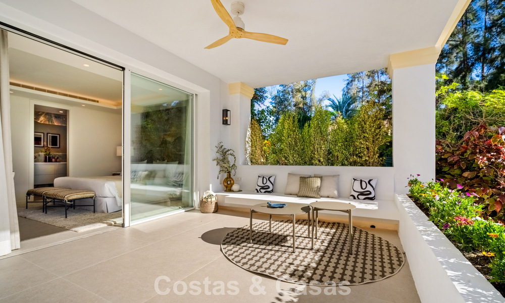Move-in ready, contemporary 4-bedroom garden apartment for sale on Marbella’s Golden Mile 793602
