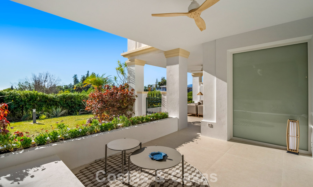 Move-in ready, contemporary 4-bedroom garden apartment for sale on Marbella’s Golden Mile 793603