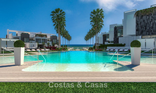 Move-in-ready modern, beachfront luxury house for sale with frontal sea views, within walking distance of Estepona’s town centre 793208 