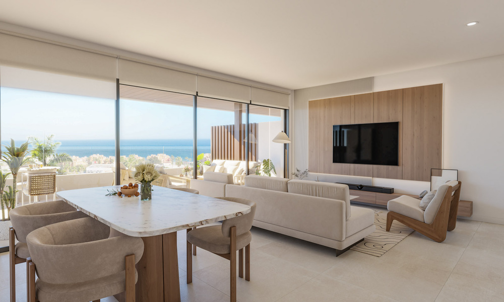 Modern new-build apartments with superb sea views in Manilva, Costa del Sol 793626