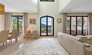 Townhouse with panoramic views and spacious garden for sale in a sought-after gated golf urbanisation in Benahavís - Marbella 793683 