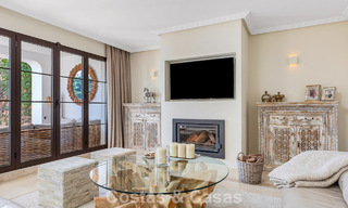 Townhouse with panoramic views and spacious garden for sale in a sought-after gated golf urbanisation in Benahavís - Marbella 793685 