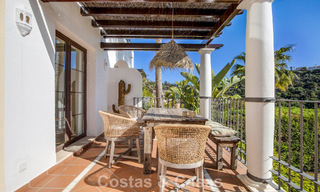 Townhouse with panoramic views and spacious garden for sale in a sought-after gated golf urbanisation in Benahavís - Marbella 793687 