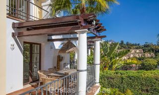 Townhouse with panoramic views and spacious garden for sale in a sought-after gated golf urbanisation in Benahavís - Marbella 793690 