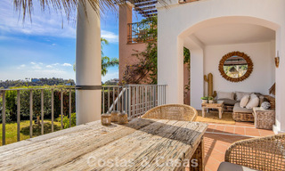 Townhouse with panoramic views and spacious garden for sale in a sought-after gated golf urbanisation in Benahavís - Marbella 793693 