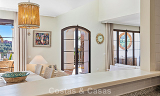 Townhouse with panoramic views and spacious garden for sale in a sought-after gated golf urbanisation in Benahavís - Marbella 793695 