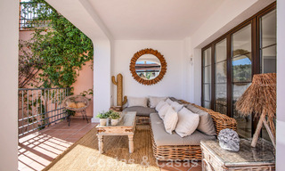 Townhouse with panoramic views and spacious garden for sale in a sought-after gated golf urbanisation in Benahavís - Marbella 793696 