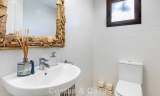 Townhouse with panoramic views and spacious garden for sale in a sought-after gated golf urbanisation in Benahavís - Marbella 793701 