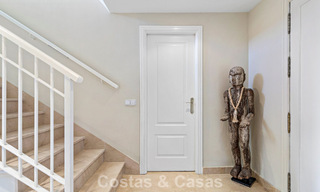 Townhouse with panoramic views and spacious garden for sale in a sought-after gated golf urbanisation in Benahavís - Marbella 793715 