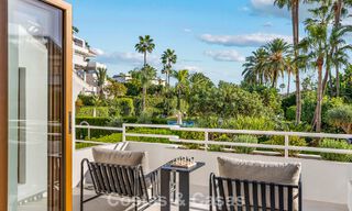 Elegant duplex apartment with private garden for sale, directly on the golf course in Nueva Andalucía, Marbella 793128 