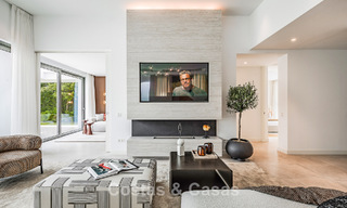 Move-in ready luxury villa with minimalist architecture for sale on the New Golden Mile between Marbella and Estepona 793094 