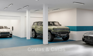 Launch! Modern semi-detached villas with sea views for sale in an exclusive resort-style development in Elviria, East Marbella 793135 