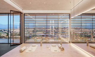 Launch! Modern semi-detached villas with sea views for sale in an exclusive resort-style development in Elviria, East Marbella 793154 