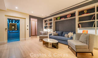 Modern architectural villa with sea views and a profesional gym for sale in El Madroñal, Benahavís - Marbella 793721 