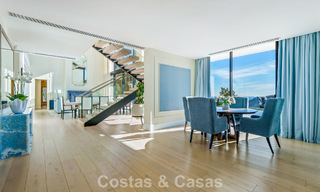 Modern architectural villa with sea views and a profesional gym for sale in El Madroñal, Benahavís - Marbella 793734 