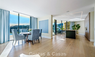 Modern architectural villa with sea views and a profesional gym for sale in El Madroñal, Benahavís - Marbella 793735 