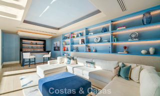 Modern architectural villa with sea views and a profesional gym for sale in El Madroñal, Benahavís - Marbella 793738 