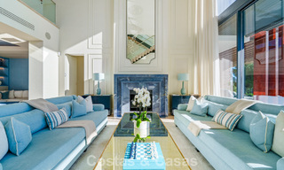 Modern architectural villa with sea views and a profesional gym for sale in El Madroñal, Benahavís - Marbella 793741 