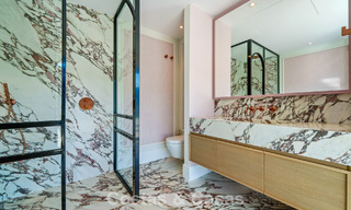 Modern architectural villa with sea views and a profesional gym for sale in El Madroñal, Benahavís - Marbella 793749 