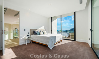 Modern architectural villa with sea views and a profesional gym for sale in El Madroñal, Benahavís - Marbella 793750 