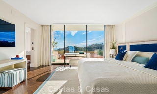 Modern architectural villa with sea views and a profesional gym for sale in El Madroñal, Benahavís - Marbella 793754 