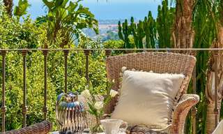 Elegant andalusian villa with panoramic sea views for sale in El Madroñal, Benahavís - Marbella 793825 