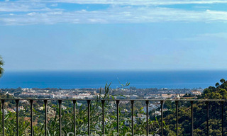 Elegant andalusian villa with panoramic sea views for sale in El Madroñal, Benahavís - Marbella 793826 