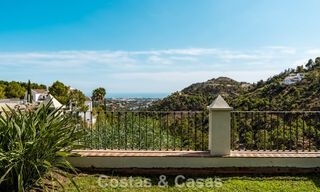 Elegant andalusian villa with panoramic sea views for sale in El Madroñal, Benahavís - Marbella 793828 