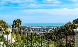 Elegant andalusian villa with panoramic sea views for sale in El Madroñal, Benahavís - Marbella 793829 