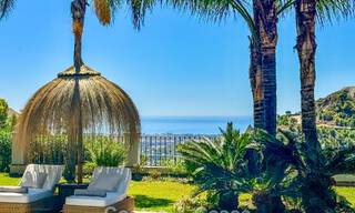 Elegant andalusian villa with panoramic sea views for sale in El Madroñal, Benahavís - Marbella 793831 