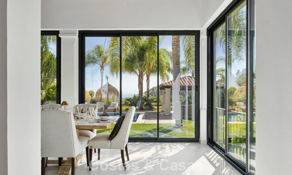 Elegant andalusian villa with panoramic sea views for sale in El Madroñal, Benahavís - Marbella 793857