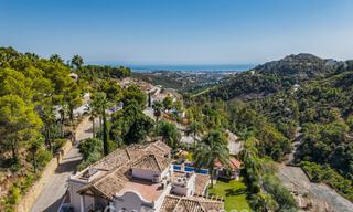 Elegant andalusian villa with panoramic sea views for sale in El Madroñal, Benahavís - Marbella 793863 