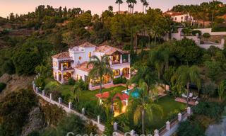 Elegant andalusian villa with panoramic sea views for sale in El Madroñal, Benahavís - Marbella 793866 