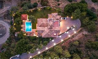Elegant andalusian villa with panoramic sea views for sale in El Madroñal, Benahavís - Marbella 793868 