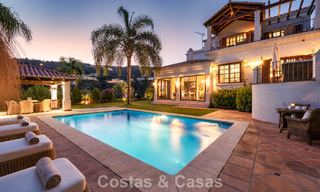 Elegant andalusian villa with panoramic sea views for sale in El Madroñal, Benahavís - Marbella 793871 