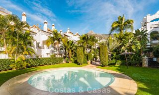 Stylish apartment with private garden for sale in a gated community in Sierra Blanca, Marbella 793876 