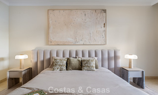 Stylish apartment with private garden for sale in a gated community in Sierra Blanca, Marbella 793886 