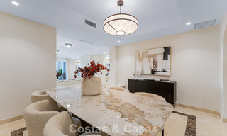 Stylish apartment with private garden for sale in a gated community in Sierra Blanca, Marbella 793888 