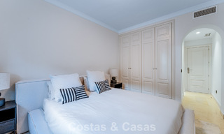 Stylish apartment with private garden for sale in a gated community in Sierra Blanca, Marbella 793889 