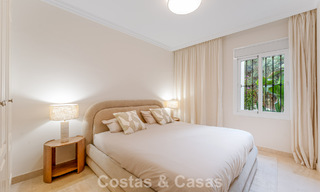 Stylish apartment with private garden for sale in a gated community in Sierra Blanca, Marbella 793890 