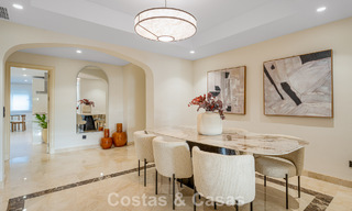 Stylish apartment with private garden for sale in a gated community in Sierra Blanca, Marbella 793892 