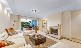 Stylish apartment with private garden for sale in a gated community in Sierra Blanca, Marbella 793893 