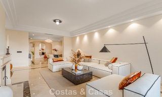 Stylish apartment with private garden for sale in a gated community in Sierra Blanca, Marbella 793895 