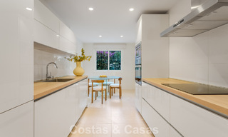 Stylish apartment with private garden for sale in a gated community in Sierra Blanca, Marbella 793897 