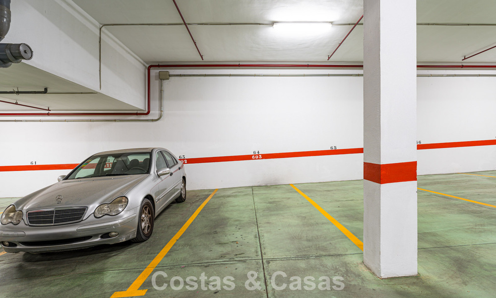 Stylish apartment with private garden for sale in a gated community in Sierra Blanca, Marbella 793901