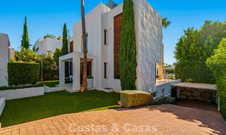 Luxury villa with contemporary architecture for sale in a gated private community of Nueva Andalucía, Marbella 794004 