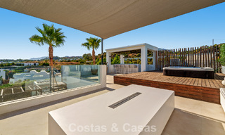 Luxury villa with contemporary architecture for sale in a gated private community of Nueva Andalucía, Marbella 794010 